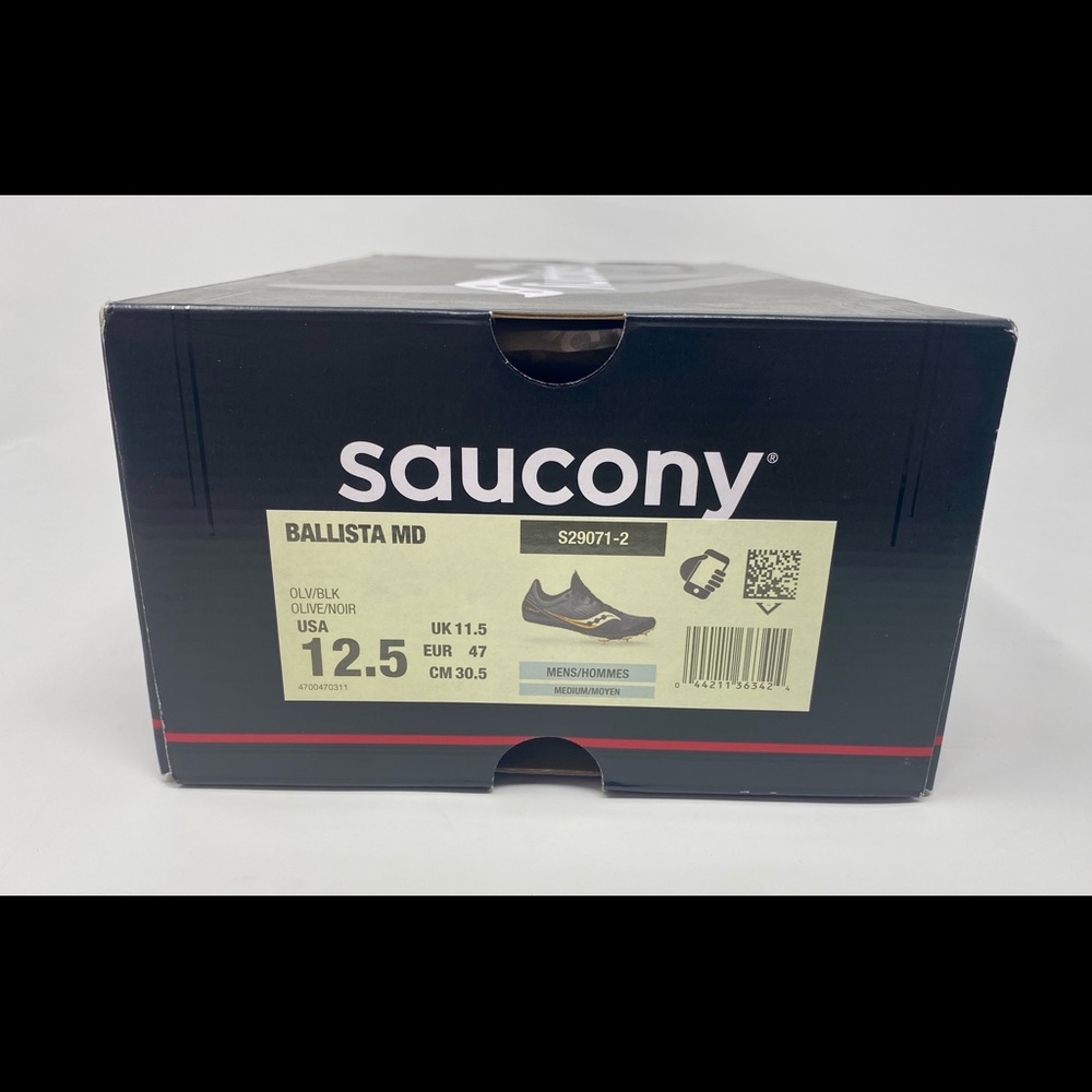 Saucony Ballista MD Men’s Track Spikes Size 12.5 - Picture 10 of 10